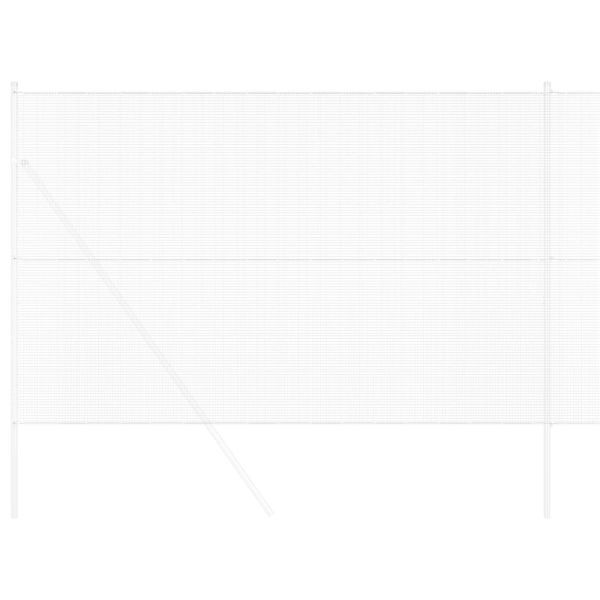 Заварена мрежа ограда Сребрист 1.6 x 25 m