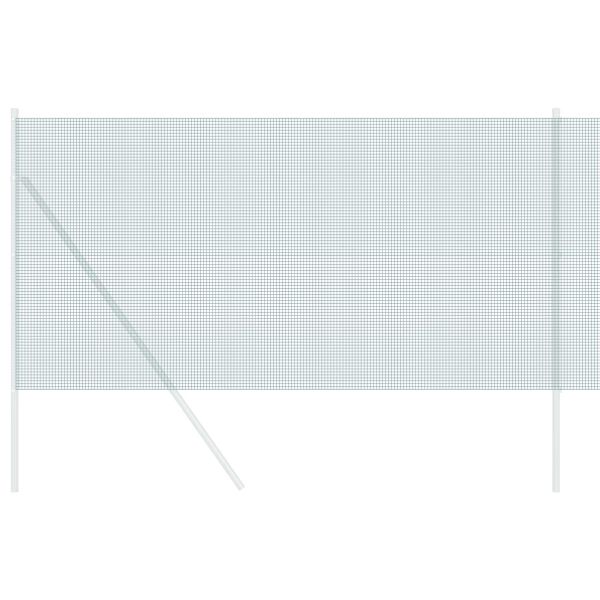 Заварена мрежа ограда Зелен 0.8 x 10 m