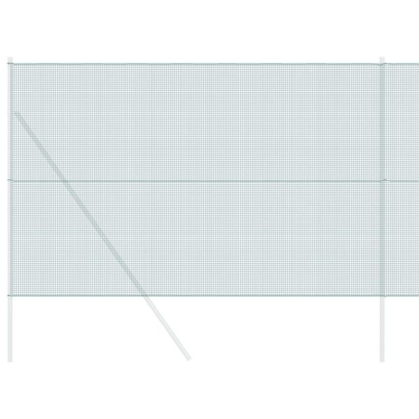 Заварена мрежа ограда Зелен 1.6 x 10 m