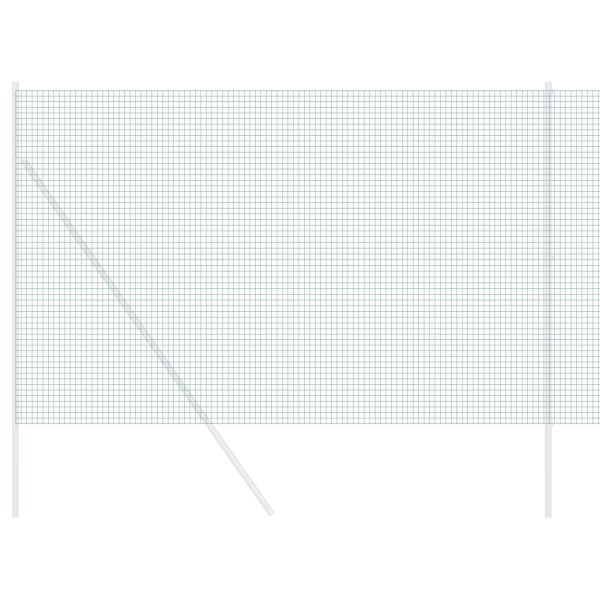 Заварена мрежа ограда Зелен 1.6 x 10 m