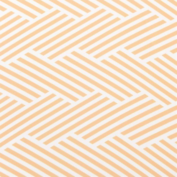 Плажен чадър Жълт и бял 205 x 205 x 210 см Полиестер и стомана