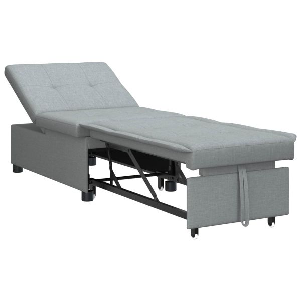 Диван легло Светлосиво 194 x 50 x 82 см Шперплат