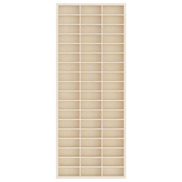 Стена дисплей кутия Бежово 30 x 4,5 x 75 см Инженерно дърво
