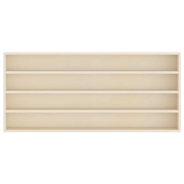 Стена дисплей кутия Бежово 80 x 8,5 x 36 см Инженерно дърво