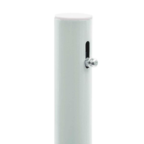 Прибираща се странична тента, 160х500 см, червена