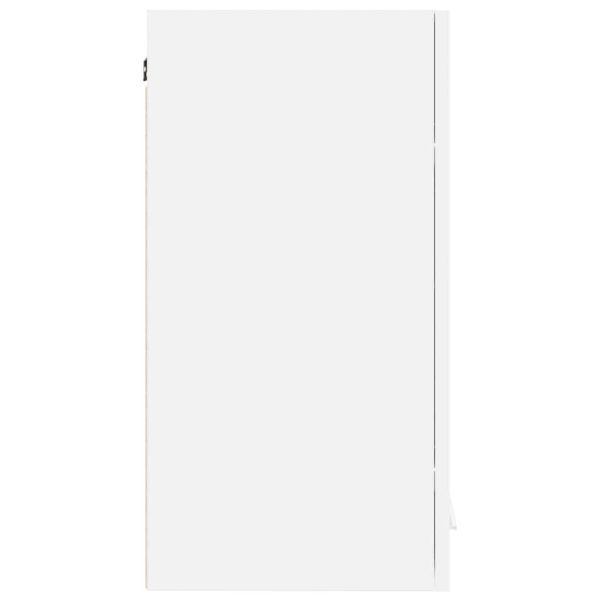 Висящ шкаф "Lyon", бял гланц, 60x31x60 см, инженерно дърво