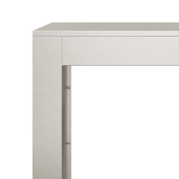 Стойка за дърва за огрев 100x40x100 см Патинираща стомана