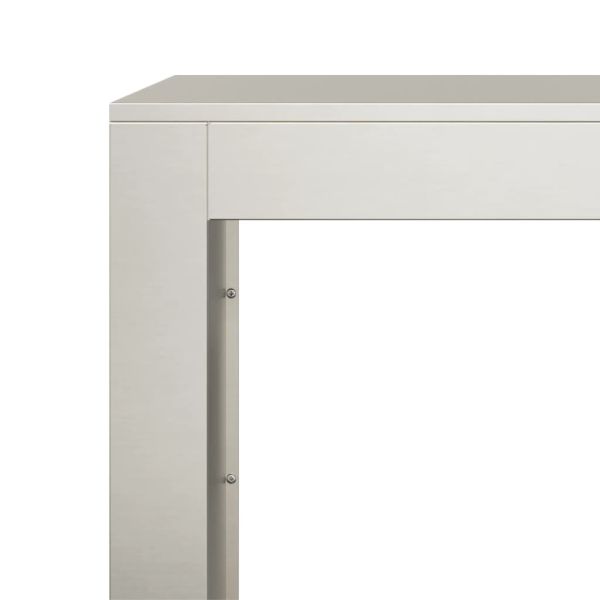 Стойка за дърва за огрев 100x40x60 cm Патинираща стомана