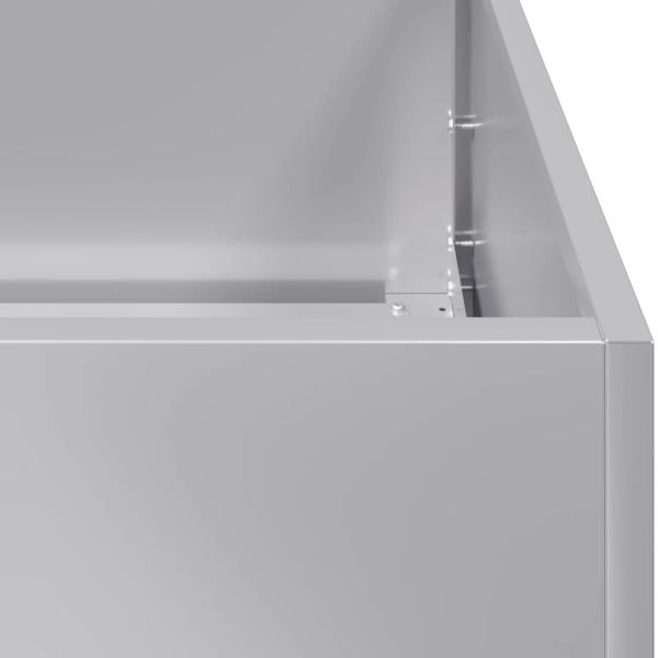 Кашпа, 360x40x40 см, поцинкована стомана