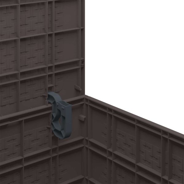 Кутия за съхранение Кафяво 55 x 53 x 57 см Полипропилен