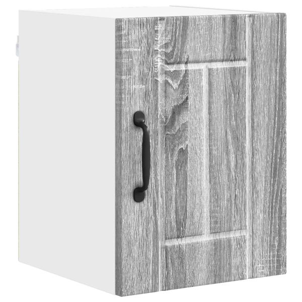 Кухненски шкаф 2 pcs Сив Сонома 30 x 31 x 40 см Инженерно дърво