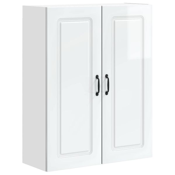 Кухненски шкаф Kalmar Лъскаво бяло 80 x 31 x 100 см