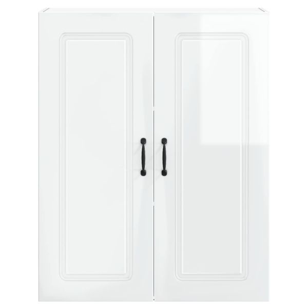 Кухненски шкаф Kalmar Лъскаво бяло 80 x 31 x 100 см