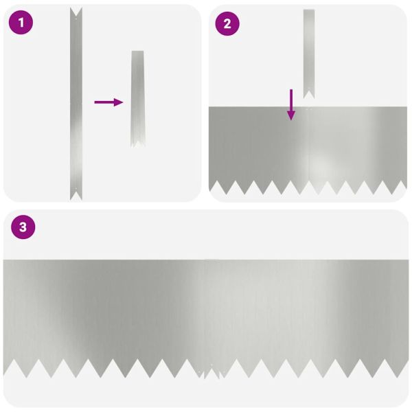 Ограда за трева 10 pcs Сребрист 100 x 0.05 x 20 см