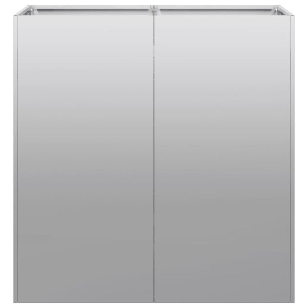 Кашпа, 80x40x80 см, поцинкована стомана