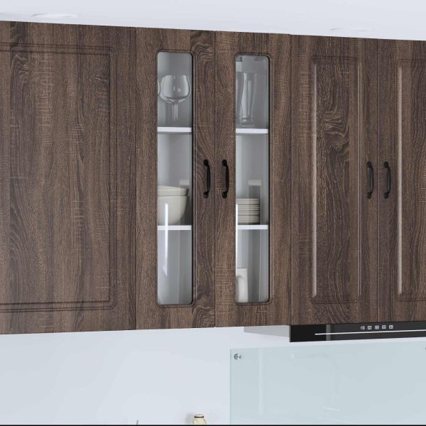 Кухненски шкаф със съхранение Kalmar Кафяв дъб 60 x 31 x 100 см