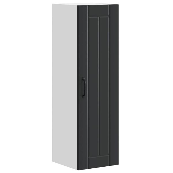 Кухненски шкаф Черно 30 x 31 x 100 см Инженерно дърво