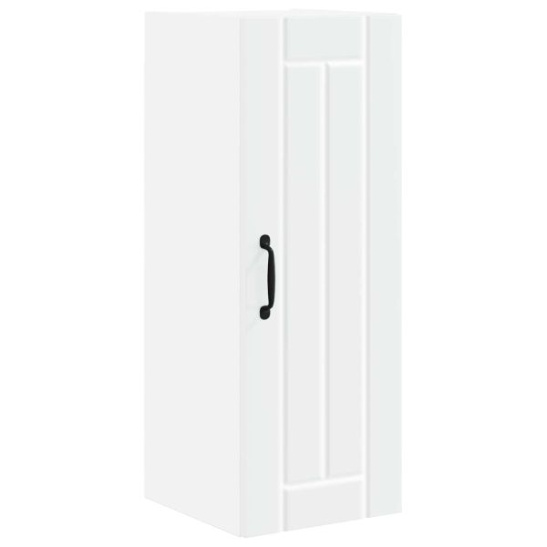 Кухненски шкаф 2 pcs Бяло 30 x 31 x 80 см Инженерно дърво