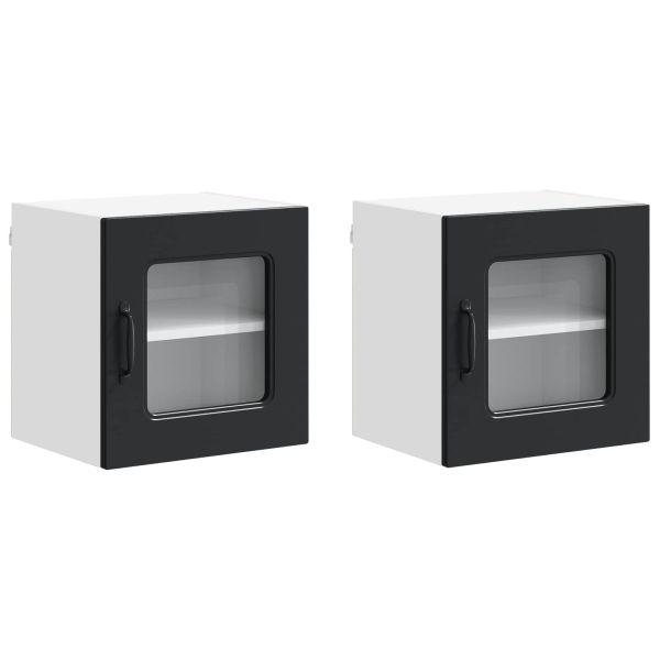 Кухненски шкаф Kalmar 2 pcs Черно 40 x 31 x 40 см