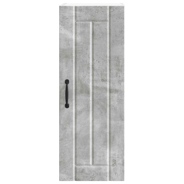 Кухненски шкаф Циментено сиво 30 x 31 x 80 см Инженерно дърво