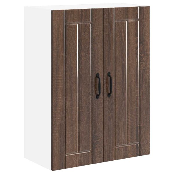 Кухненски шкаф Кафяв дъб 60 x 31 x 80 см Инженерно дърво