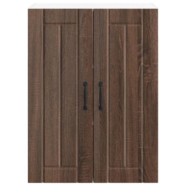 Кухненски шкаф Кафяв дъб 60 x 31 x 80 см Инженерно дърво