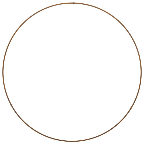 Пръстен за саксия 5 pcs Кафяво 80 x 80 x 20 cm