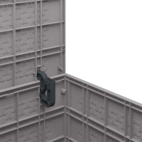 Кутия за съхранение Светлосиво 55 x 53 x 57 см Полипропилен