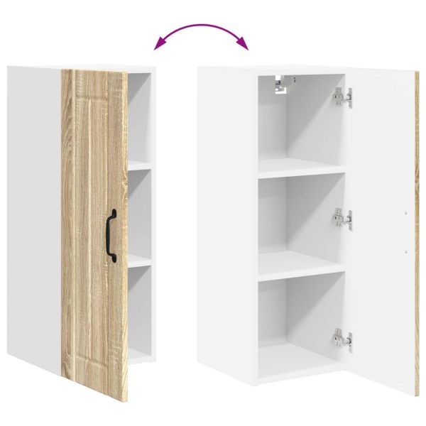 Кухненски шкаф 2 pcs Сонома дъб 30 x 31 x 80 см Инженерно дърво