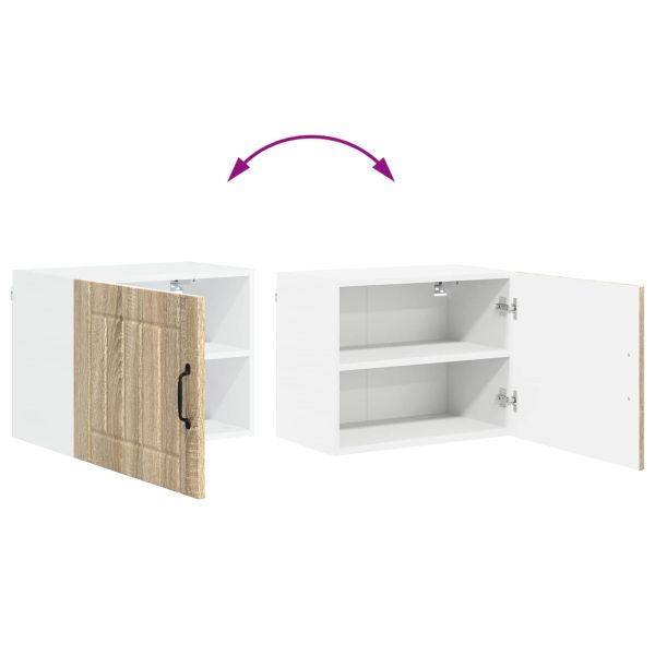 Кухненски шкаф 2 pcs Сонома дъб 50 x 31 x 40 см Инженерно дърво