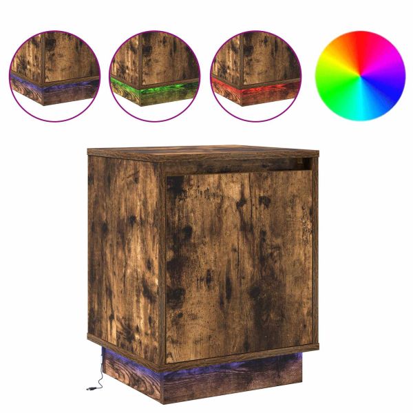 Нощен шкаф Димян дъб 39 x 34,5 x 50 см Инженерно дърво