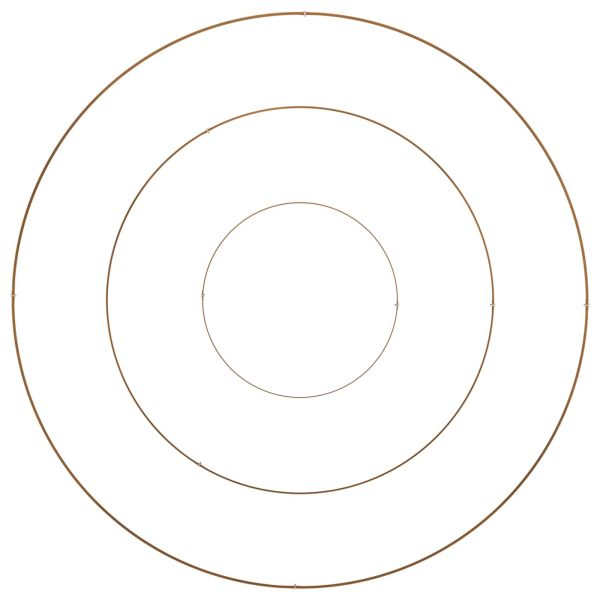 Градинска саксия Кафяво 120 x 120 x 20 см Патинираща стомана