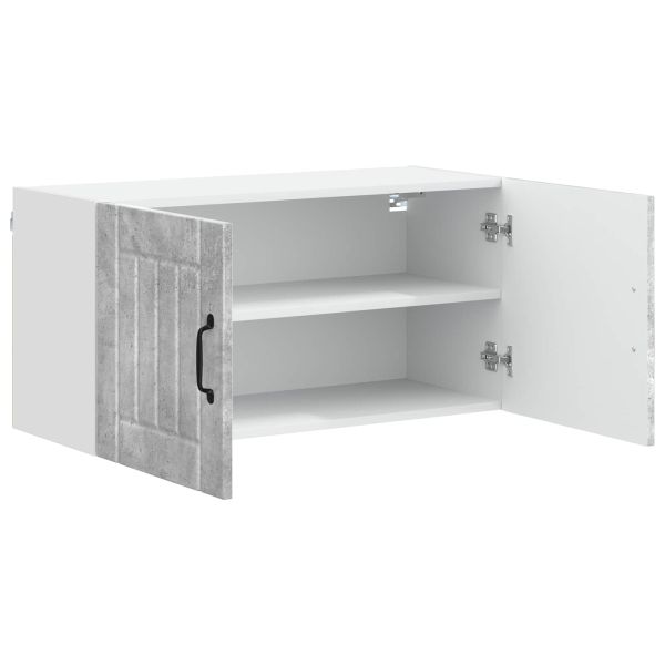 Кухненски шкаф Циментено сиво 80 x 31 x 40 см Инженерно дърво