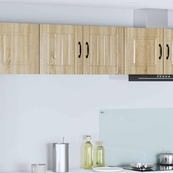 Кухненски шкаф 2 pcs Сонома дъб 40 x 31 x 40 см Инженерно дърво