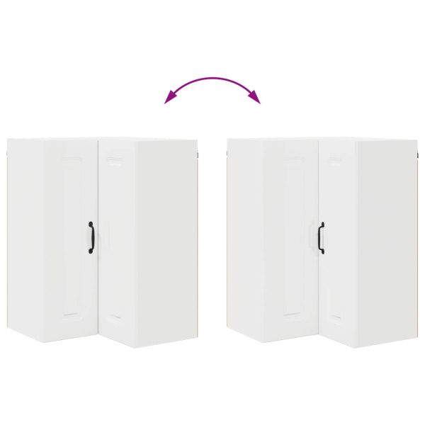 Кухненски шкаф Kalmar Лъскаво бяло 57 x 57 x 80 см