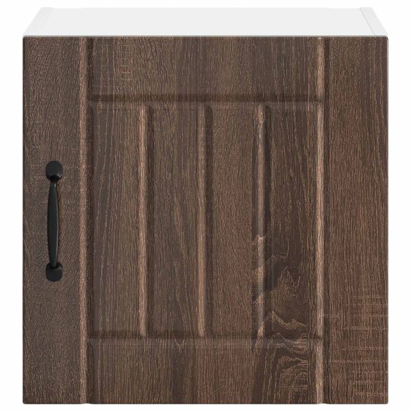 Кухненски шкаф 2 pcs Кафяв дъб 40 x 31 x 40 см Инженерно дърво