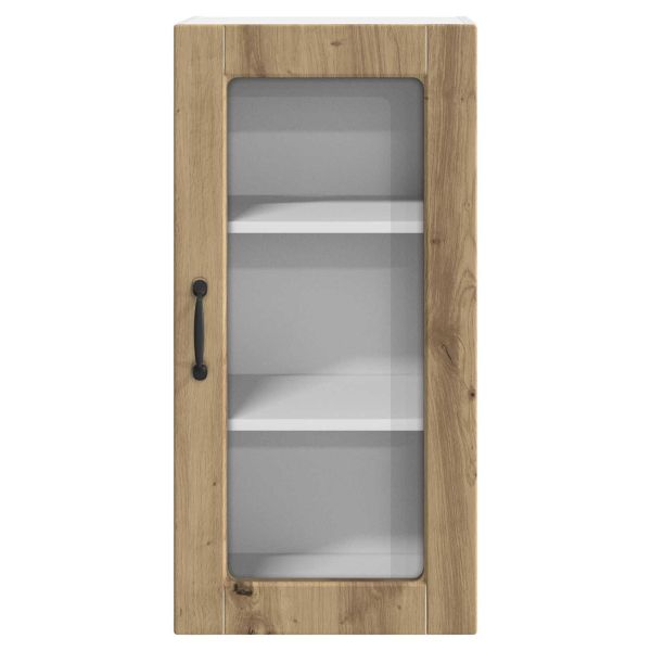 Кухненски шкаф 2 pcs Дъб 40 x 31 x 80 см Инженерно дърво