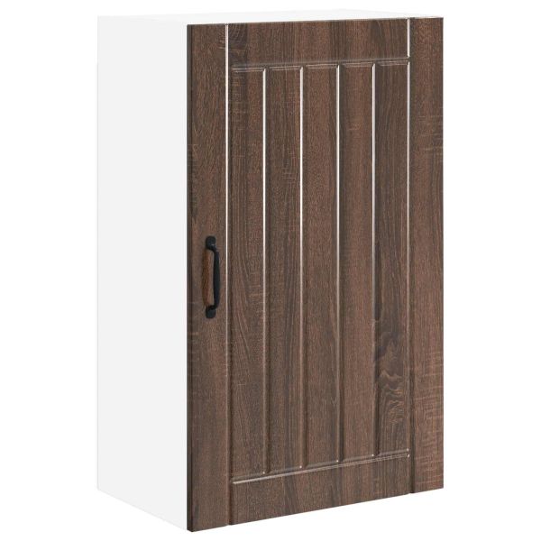 Кухненски шкаф Кафяв дъб 50 x 31 x 80 см Инженерно дърво