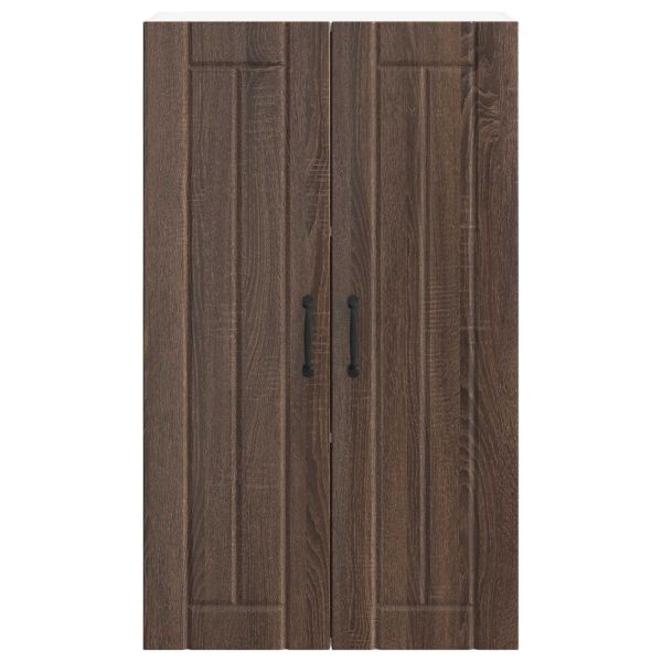 Кухненски шкаф Кафяв дъб 60 x 31 x 100 см Инженерно дърво