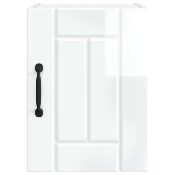 Кухненски шкаф Лъскаво бяло 30 x 31 x 40 см Инженерно дърво