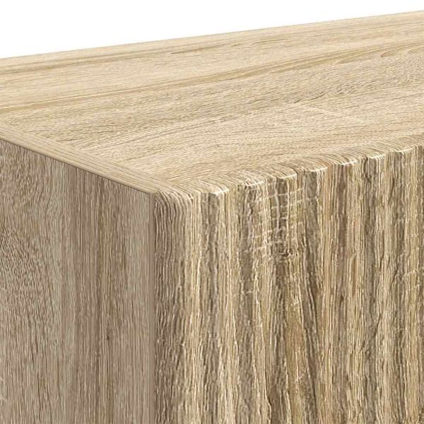 TV стенен шкаф 2 pcs Сонома 60 x 31 x 29.5 см Инженерно дърво