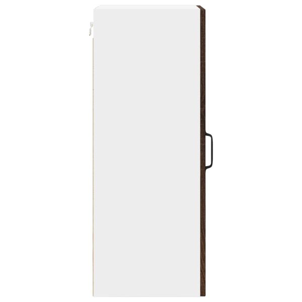 Кухненски шкаф 2 pcs Кафяв дъб 30 x 31 x 80 см Инженерно дърво