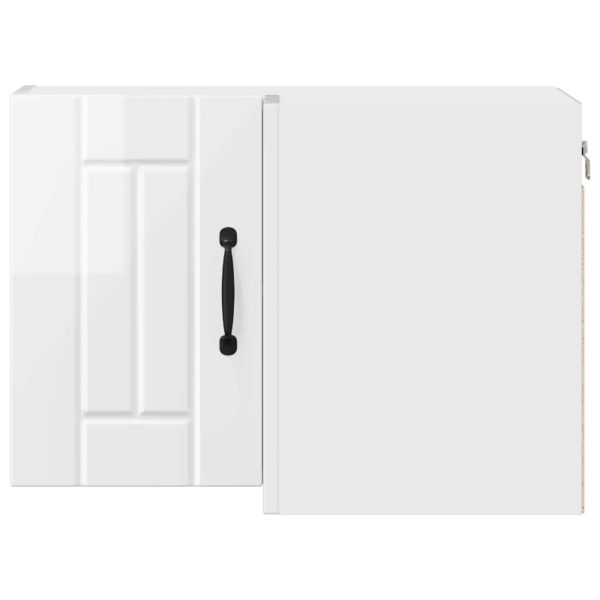 Кухненски шкаф Лъскаво бяло 57 x 57 x 40 см Инженерно дърво