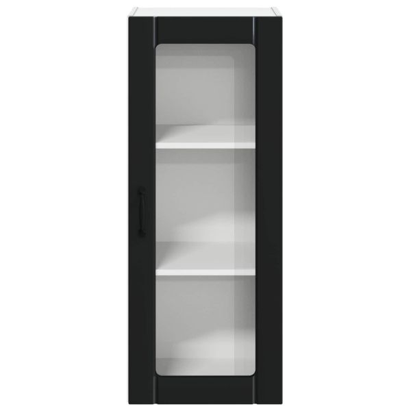 Кухненски шкаф Черно 40 x 31 x 100 см Инженерно дърво