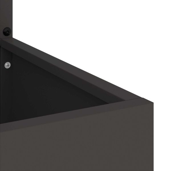 Екран за градинска неприкосновеност Черно 50 x 140 cm