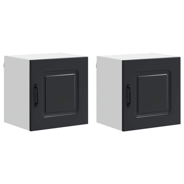 Кухненски шкаф Kalmar 2 pcs Черно 40 x 31 x 40 см