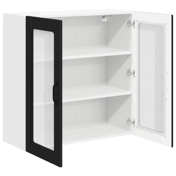 Кухненски шкаф Черно 80 x 31 x 80 см Инженерно дърво