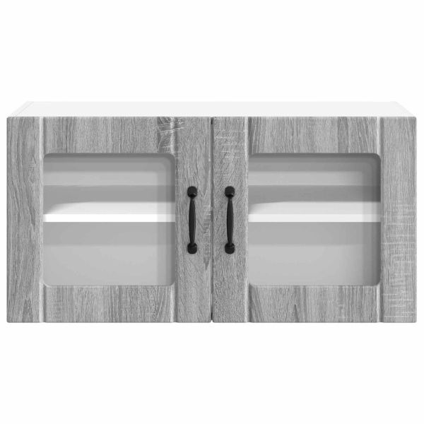 Кухненски шкаф Сив Сонома 80 x 31 x 40 см Инженерно дърво