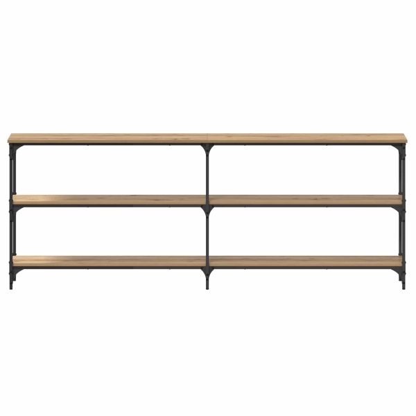 Конзолна маса дъб артизан 200 x 29 x 75 cm