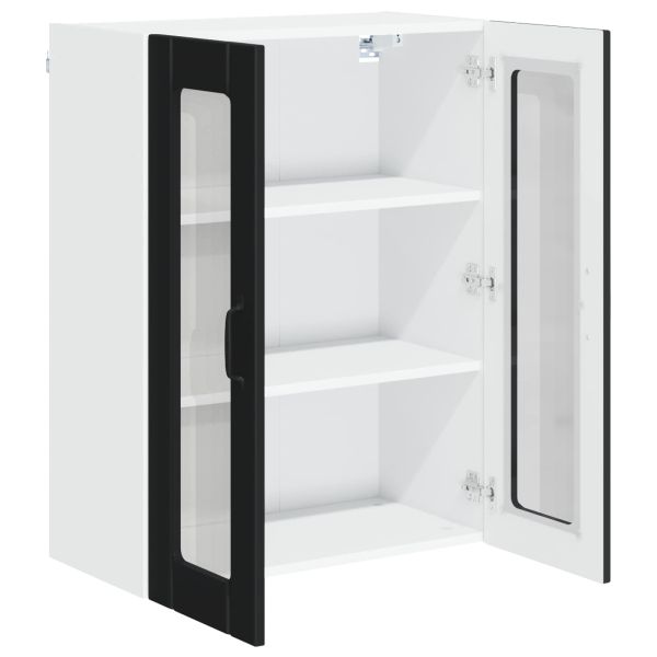 Кухненски шкаф Черно 60 x 31 x 80 см Инженерно дърво